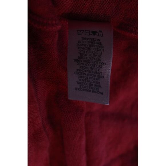 Calypso Saint Barth Womens Pink Linen Crew Neck Short Sleeve Tee Top Size S - Picture 6 of 6